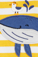 1-Piece Whale 100% Snug Fit Cotton Footless PJs