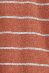 1-Piece Striped Fleece Footie PJs