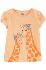 Giraffe Jersey Tee