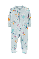 Butterfly 2-Way Zip Cotton Sleep & Play