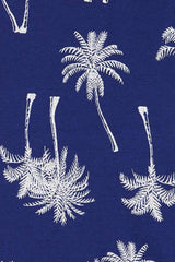 4-Piece Palm Tree 100% Snug Fit Cotton PJs