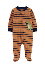 Dinosaur 2-Way Zip Cotton Sleep & Play