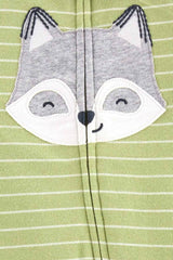 Raccoon 2-Way Zip Cotton Sleep & Play